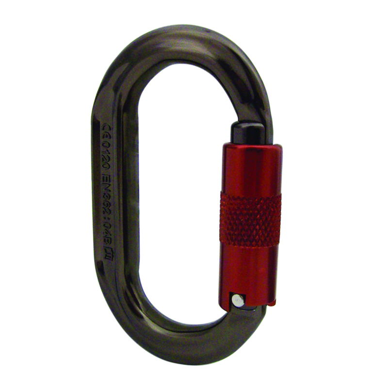 LUKE Oval Aluminum Carabiner