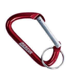 Rescue Logo Accessory Carabiner, w/Key Ring