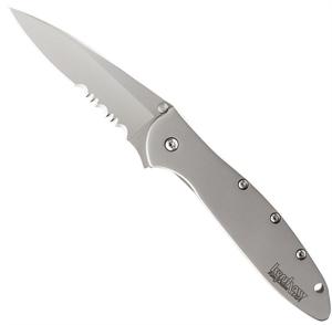 Kershaw Leek Partially Serrated Knife
