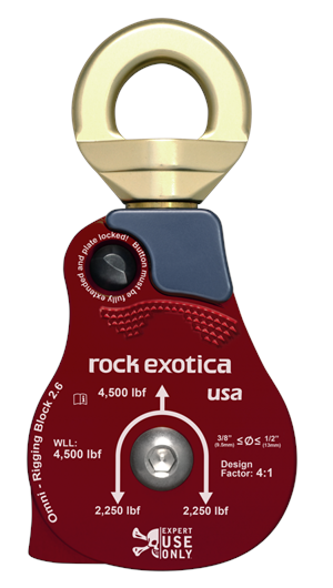 Rock Exotica Material Handling Pulley
