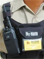Deluxe Radio Chest Harness with I.D. Pouch
