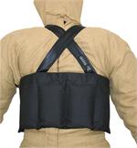 Weight Vest for Training Manikin, Shown on Outside of Coveralls for Clarity