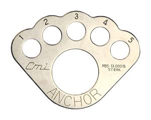 CMI Stainless Steel NFPA Rigging Plate RIGPLAT2NFPA