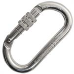 Kong Classic Aluminum Oval Carabiner, Screwgate